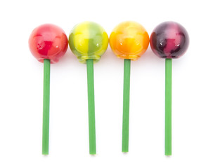 colorful lollipops