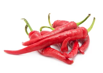 Fotobehang red hot chili pepper © nata777_7