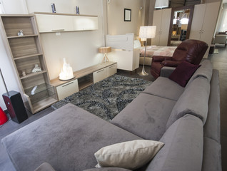 Lounge furniture in show room