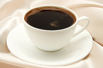 White coffee cup