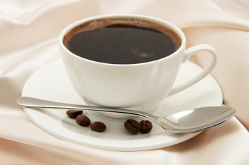 White coffee cup