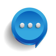 Vector speech bubble