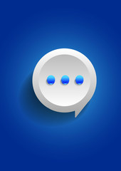 Vector speech bubble