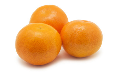 Mandarin isolated on white background