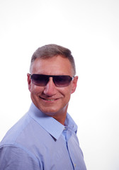 man with fashionable sunglasses