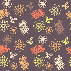 Branches and Flowers Background