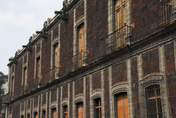 Fototapeta na wymiar Colonial palace, Mexico City