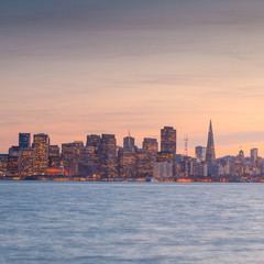 Fototapeta premium San Francisco taken from Treasure Island.
