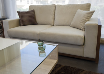 Lounge furniture in show room