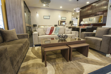 Lounge furniture in show room