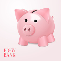 Piggy bank poster