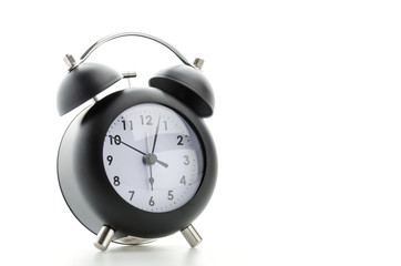 Clock isolated on white