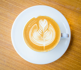 Latte coffee