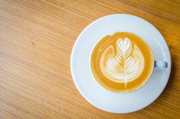 Latte coffee