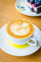 Latte coffee