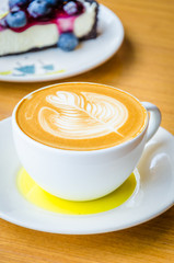 Latte coffee