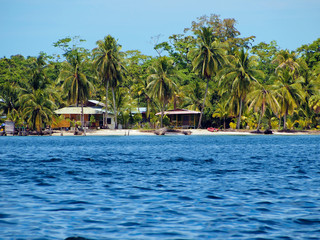 Tropical beach in Bocas del Toro