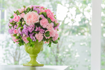 Bouquet in vase