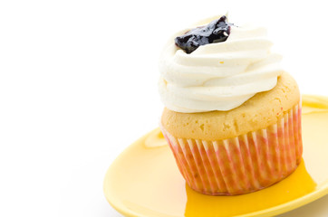 Cupcakes isolated on white background