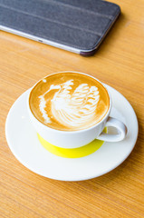 Latte coffee