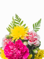 Bouquet of carnation flowers