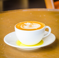 Latte coffee