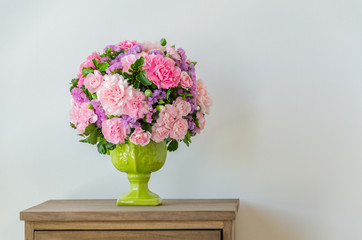 Bouquet in vase