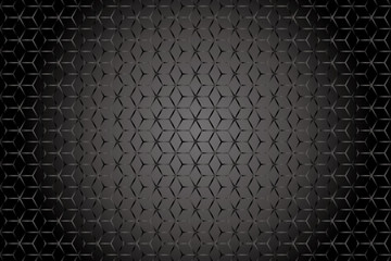 Wire mesh-like wallpaper black