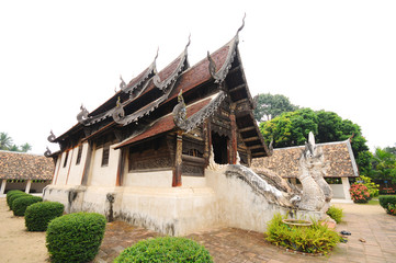 Fototapeta na wymiar Wat Ton kwen Chiang Mai, Tajlandia