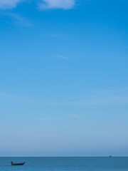 Obraz premium small boats on the sea