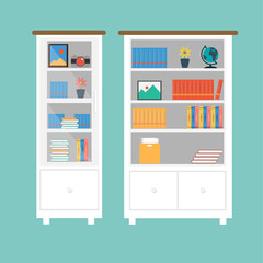 Vector of Book case