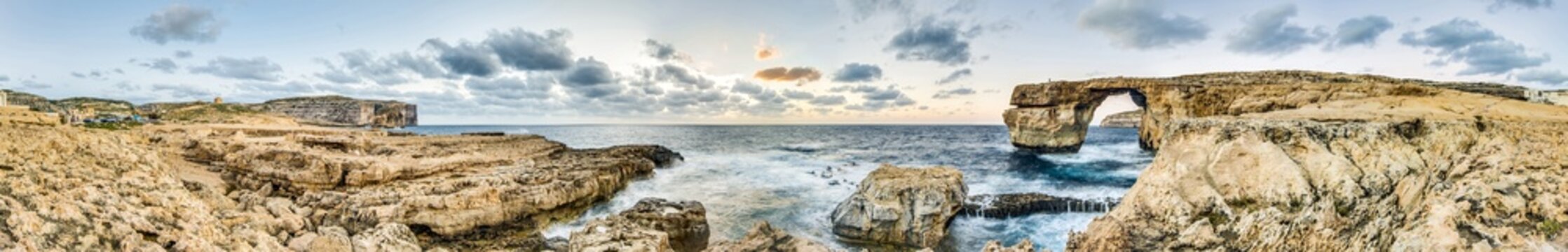 Azure Window in Gozo Island, Malta.