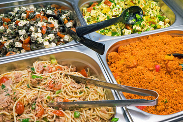 Some different mediterranean salads