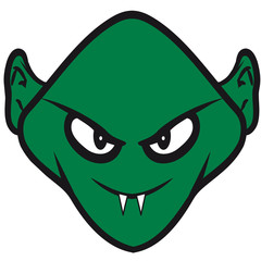 Fototapeta premium Monster böse halloween Vampir grusel