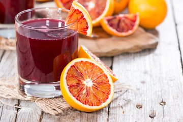 Homemade Blood Orange Juice