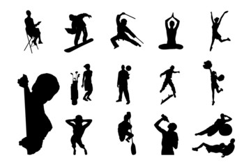 People Vector Silhouette - 05