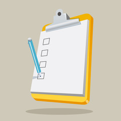 Clipboard with Checklist