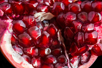 Broken pomegranate