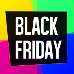 Obraz premium czarna tablica czarny piątek