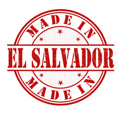 Made in El Salvador stamp