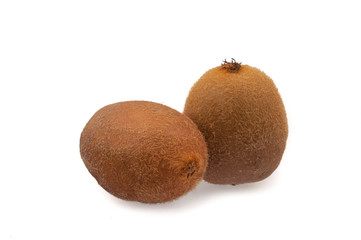 Two kiwi fruit