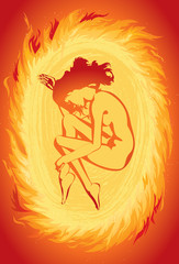 Fire background