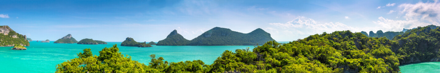 Panele Szklane Podświetlane  Panorama Tajlandii.