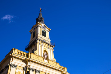 Fototapeta na wymiar Theresa City Parish Church in Budapest