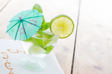 Cold Mojito cocktail