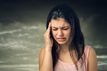Fototapeta premium Girls Headache