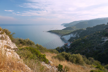 Apulien, Gargano, Mattinata, Baia di Pugnochiuso