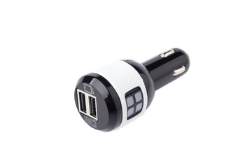 USB Car Charger on a white