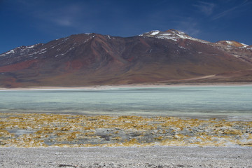 Boliwia - Uyuni - Laguna - wulkan