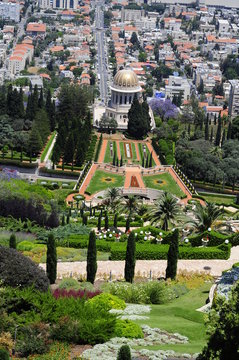 The Bahai Garden in Haifa, Israel